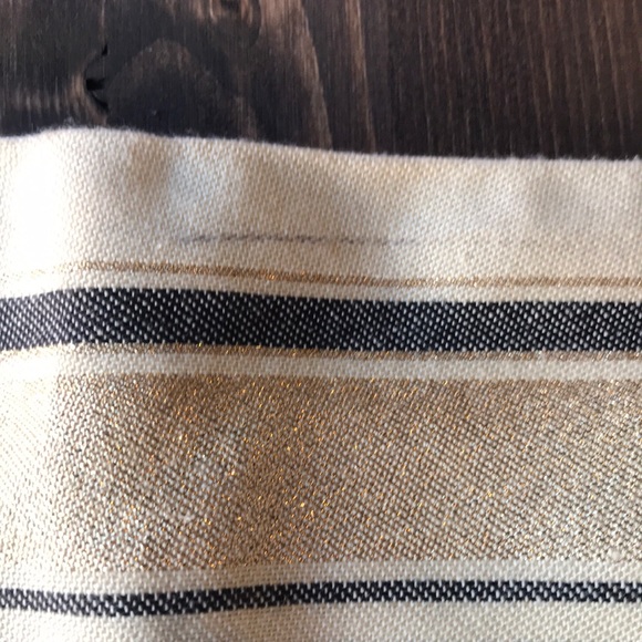 J. Crew factory Gold and Cream mini skirt - Picture 5 of 5